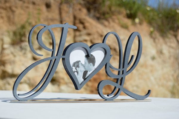 Iniciais com Moldura, Decoração de casamento