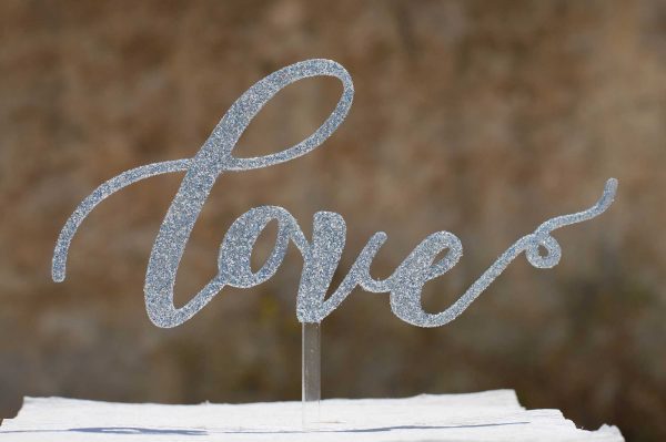 love cake topper