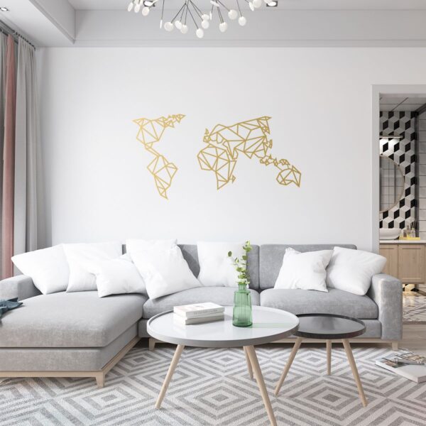 Vinil_Mapa_Mundo_Dourado